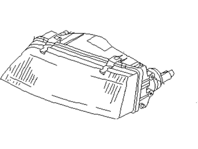 Infiniti 26025-2L900 Right Headlight Unit