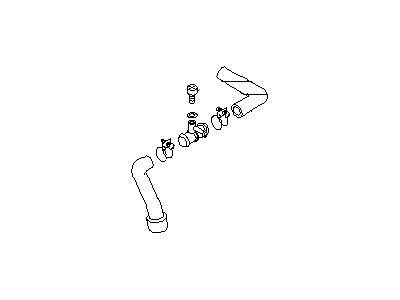 1992 Infiniti M30 Radiator Hose - 21501-F6600