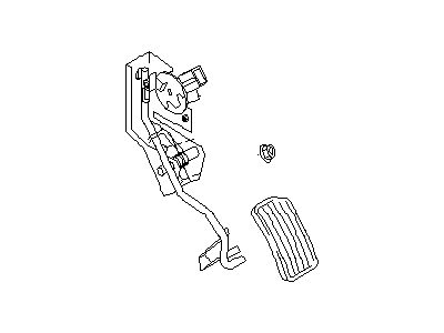 Infiniti 18002-AT310 Lever Complete - Accelerator, W/DRUM