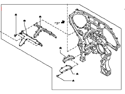 Infiniti EX37 Timing Cover - 13500-JK23B