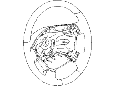 Infiniti 48430-EJ70C Steering Wheel Assembly Without Pad