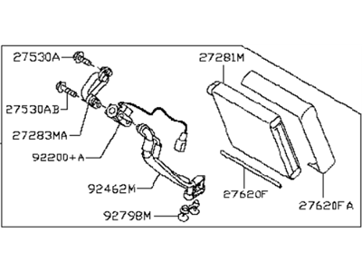 Infiniti 27410-3KA0C EVAPORATOR