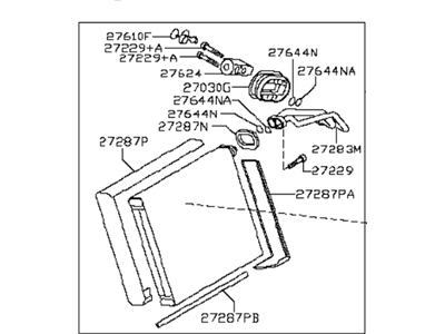 Infiniti QX56 Evaporator - 27280-1LA0B