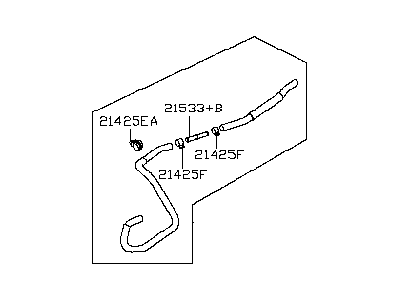 Infiniti JX35 Oil Cooler Hose - 21631-3JA1E