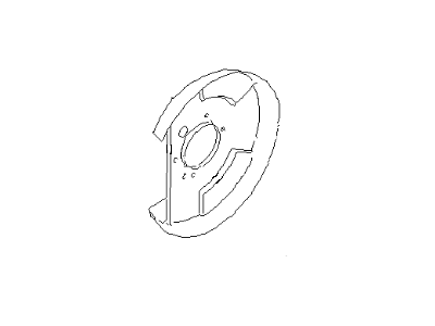 Infiniti QX55 Brake Dust Shields - 44161-5NM0A