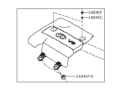 Infiniti 14041-3JA0A Intake Manifold Collector Cover