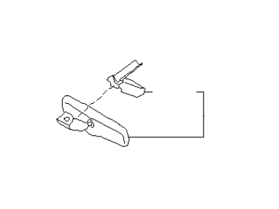 Infiniti 96321-3Y201 Mirror Assy-Inside