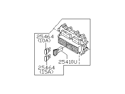 Infiniti 24350-AM600 Block-Junction