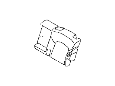 Infiniti 88670-5ZC0D Trim Assy-2nd Seat Back,LH