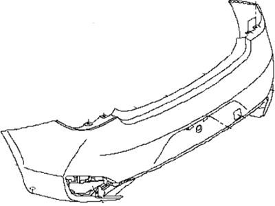 Infiniti QX70 Bumper - HEM22-1CH0H