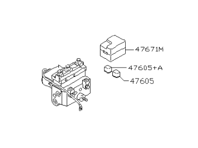 Infiniti Q45 ABS Control Module - 47600-4P000