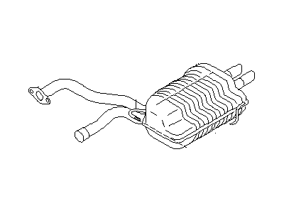 1993 Infiniti J30 Muffler - 20100-10Y00