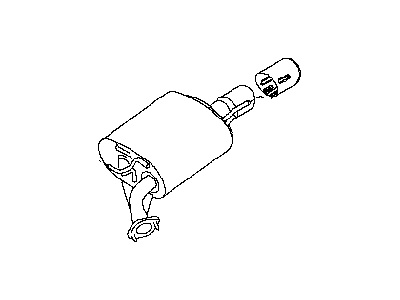 Infiniti M35h Tail Pipe - 20100-1ME0A