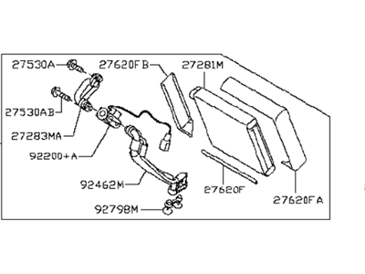 2019 Infiniti QX80 Evaporator - 27410-1LA0D