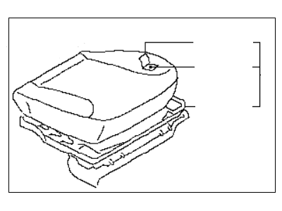 Infiniti 87300-CS011 Cushion Assy-Front Seat