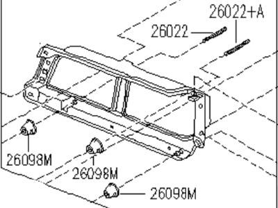 Infiniti 26075-F6600 Headlamp Housing Assembly, Left