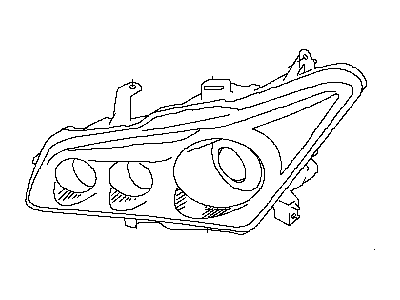 Infiniti QX56 Headlight - 26075-1LA0A