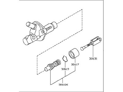 Infiniti Clutch Master Cylinder - 30610-JK00C