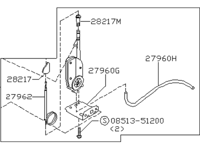 Infiniti QX80 Antenna - 28208-1LA1A
