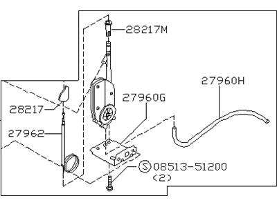 Infiniti 28208-3EV2A Antenna Assembly