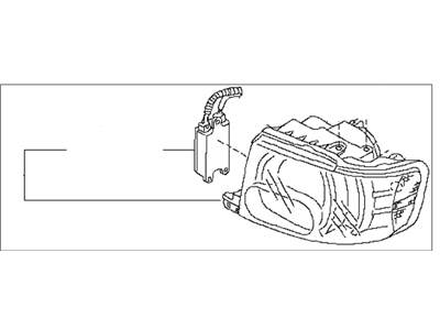 Infiniti 26075-3W703 Headlamp Housing Assembly, Left