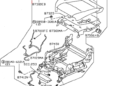 Infiniti 87350-6AJ1B