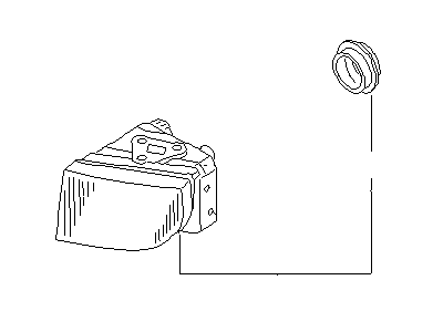 Infiniti Fog Light Lens - 26154-67U10