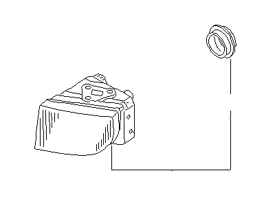 Infiniti 26154-67U10 Lamp Unit-Fog