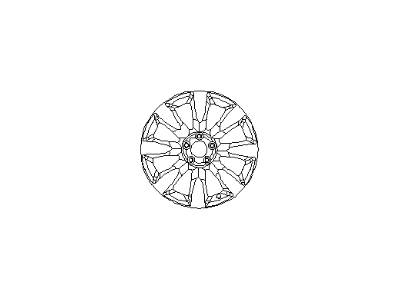 Infiniti D0300-5DA9A Aluminum Wheel