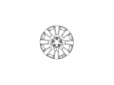 Infiniti 40300-EH026 Aluminum Wheel