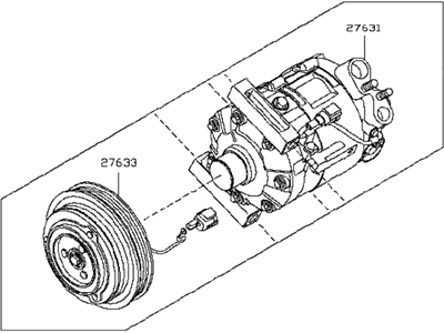 Infiniti 92600-EH000 Compressor-Cooler