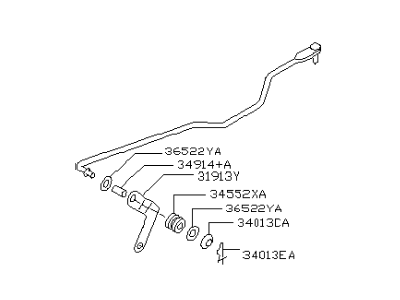 Infiniti 34930-CG200 Rod-Selector