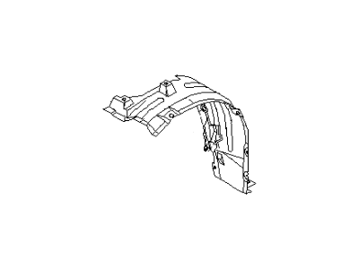 Infiniti G35 Wheelhouse - 63843-AC500