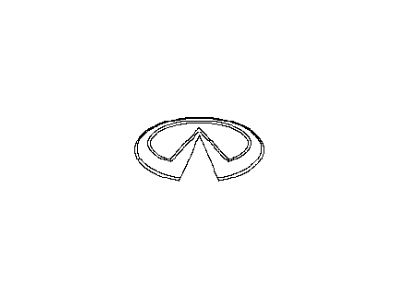 Infiniti 84890-4HB0A Trunk Lid Emblem