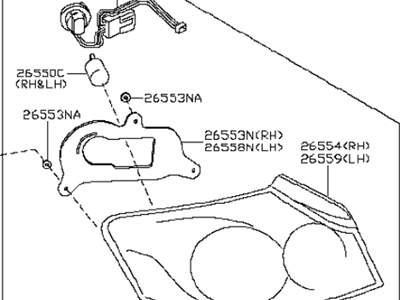 Infiniti 26555-1MA0A