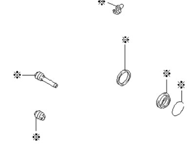 Infiniti 44120-V6726 Seal Kit-Disc Brake