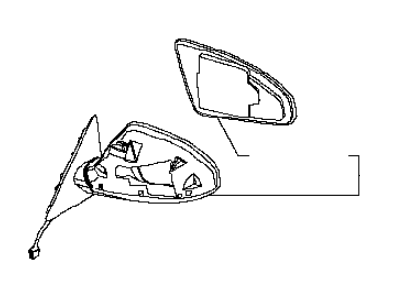 Infiniti FX45 Car Mirror - 96302-CL85A