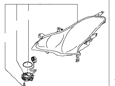 Infiniti QX50 Headlight - 26075-1BA4C