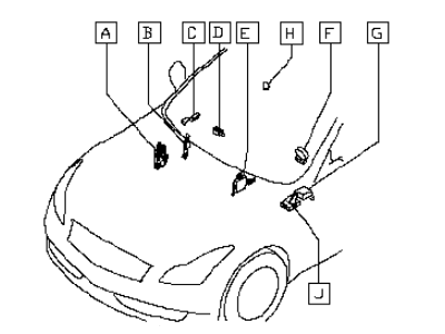 Infiniti G37 Body Control Module - 284B1-CT60A