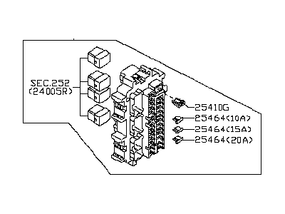 Infiniti 24350-3FY0A Block Junction