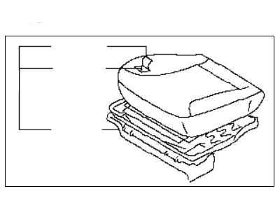 Infiniti 87350-CS511 Cushion Assembly - Front Seat