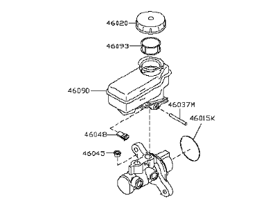 Infiniti Brake Master Cylinder - D6010-1MB0A