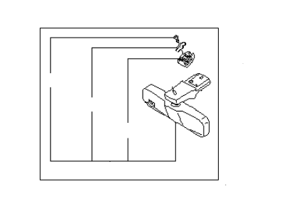 Infiniti 96321-6P200 Mirror Assy-Inside