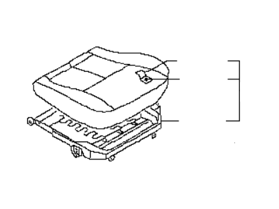 Infiniti 87300-AM216 Cushion Assy-Front Seat