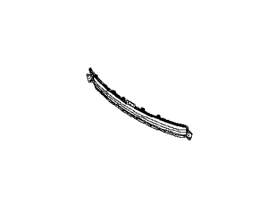 Infiniti 62254-5DA0A Front Bumper Lower Grille