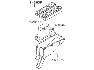 1998 Infiniti I30 Relay Block - 24380-32U00