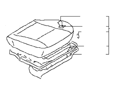 2000 Infiniti Q45 Seat Cushion - 87300-6P613