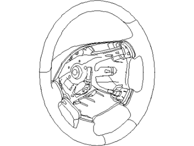 Infiniti 48430-EH200 Steering Wheel Assembly Without Pad