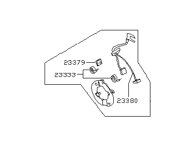 Infiniti 23378-60U15 Holder Assy-Brush