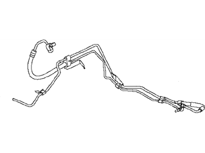 Infiniti 49721-CL20A Power Steering Return Tube Assembly